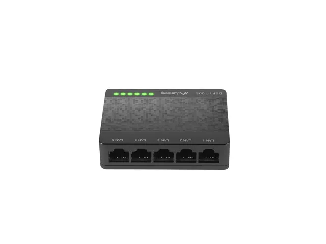 DSP1-1005 - Switch - ohanterad - 5 x 10/100/1000 - skrivbordsmodell