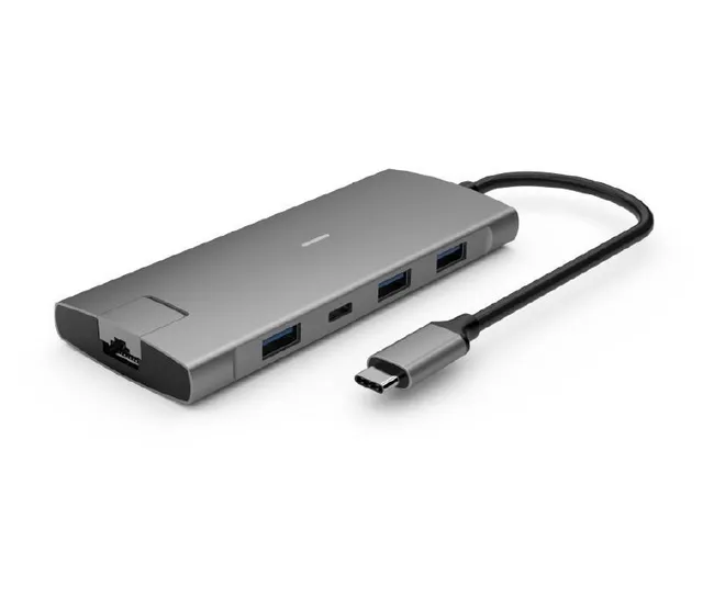 PRO 8 in 1 - Dockningsstation - USB-C - HDMI