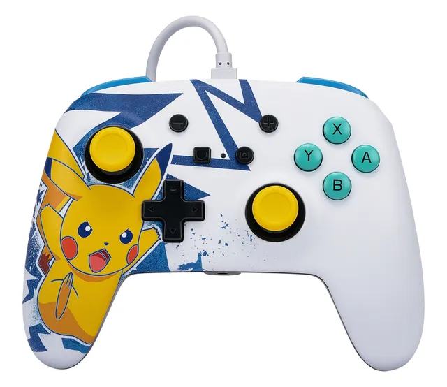 Förbättrad trådbunden handkontroll för Nintendo Switch - Pikachu High Voltage - Wired Controller - Nintendo Switch