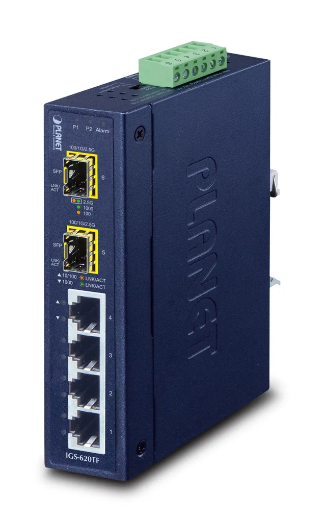 IGS-620TF - Switch - ohanterad - 4 x 10/100