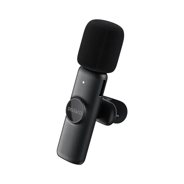 Mikrofon Deltaco Belaidis vlogging-mikrofon DELTACO USB-C/Lightning, 1-pack / VLOG-100