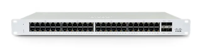 Meraki MS130-48X - Konfigurabel - switch - Administrerad - 40 x 10/100/1000Base-T + 8 x 2.5GBase-T + 4 x 10 Gigabit SFP+ (upplänk) - rackmonterb