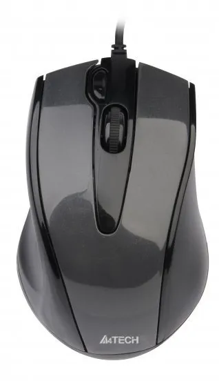 V-Track N-500F-1 - mus - USB - grå - Mouse - Optic - 4 knappar - Grå