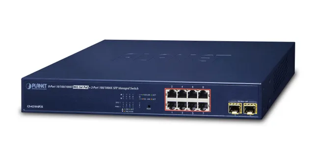 GS-4210-8P2S - Switch - L4 - Administrerad