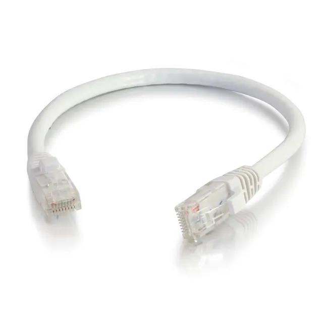 Cat6 Booted Unshielded (UTP) Network Patch Cable - Patch-kabel - RJ-45 (hane) till RJ-45 (hane) - 50 cm - UTP - CAT 6 - formpressad, hakfri, tvinn