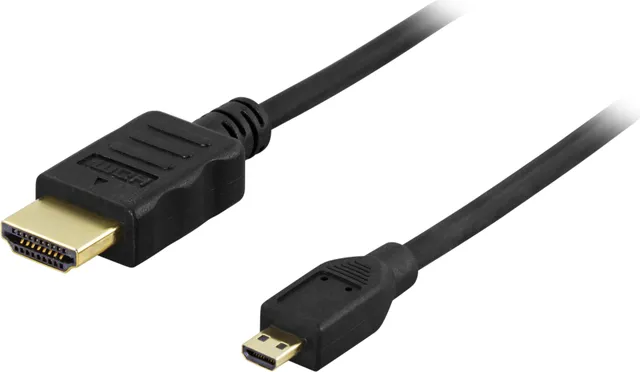 HDMI till Micro HDMI - kabel / 3m - Svart (Fyndvara klass 1)