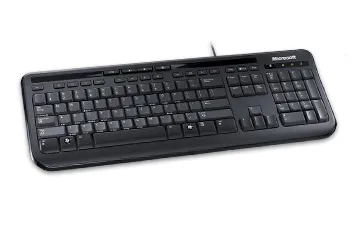 Wired Keyboard 600 - tangentbord - Tangentbord - Engelska - Svart