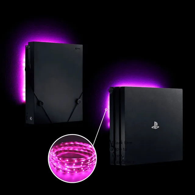 LED Wire Light for Playstation/Xbox - Pink - Miscellaneous Tillbehör till spelkonsol - Sony PlayStation 4