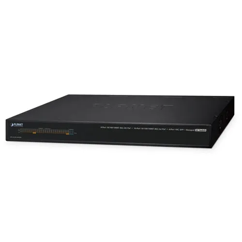 rear facing port designed for AV rack inst