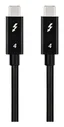 1m Thunderbolt 4 USB-C kabel 40Gbps 240W laddning 8K video kompatibel med USB 4 och Thunderbolt 3