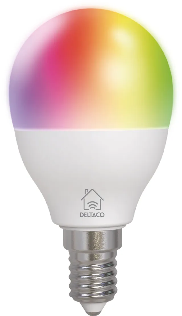 Smart Home LED lamp E14, G45, WiFI 2.4GHz, 4.9W, 470lm