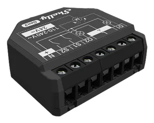 2PM Gen3 Wi-Fi relä 2 kanaler med effektmätning och rullgardinskontroll