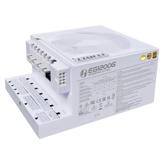 Edge Gold 1200W Vit med USB-hub