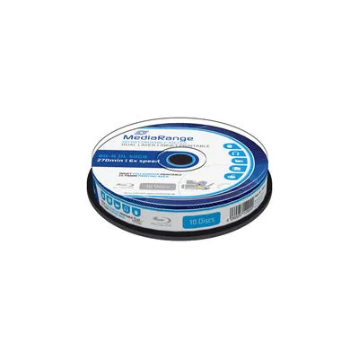 Inkjet Fullsurface-Printable - 10 x BD-R DL - 50 GB (270 min) 6x - vit - yta utskrivbar med bläckstråleskrivare - spindel