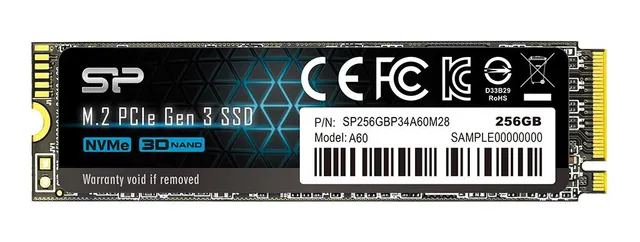 P34A60 SSD - 256GB - M.2 2280 - PCIe 3.0