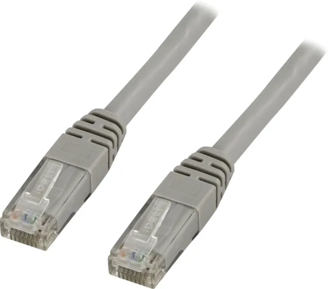 TP-kabel UTP Cat.5e grå 0,5m