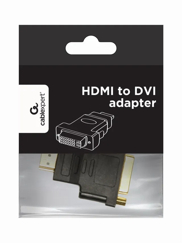 Cablexpert A-HDMI-DVI-3 - Videokort - HDMI hane till DVI-D hona