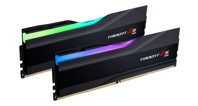 Trident Z5 RGB DDR5-7200 - 32GB - CL34 - Dual Channel (2 pcs) - Intel XMP - Svart med RGB