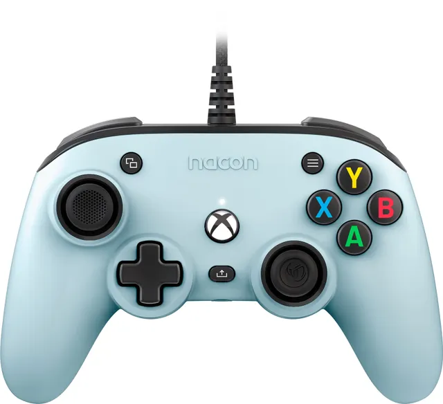 Official Wired Pro Compact Controller - Pastel Blue - Wired Controller - Microsoft Xbox One