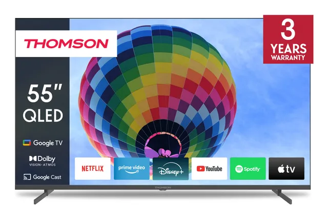 Google 55" QG4S14 4K QLED smart TV (2024/sidofötter)