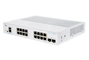 Business 250 Series CBS250-16T-2G - Switch - L3 - smart - 16 x 10/100/1000 + 2 x Gigabit SFP - rackmonterbar - återanvänd