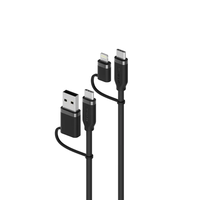 4-in-1 100W Silicone Flexible Cable - 1.5m