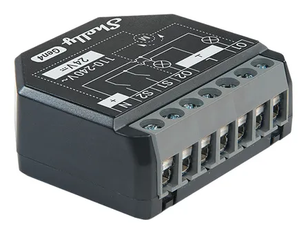 2PM Gen4 smart switch 2-kanals för gardiner, persienner och jalusier