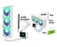 Challenger White 360 Digital - Kylsystem med vätska till processorn - Elementstorlek: 360 mm - (för: AM4, AM5, LGA1851, LGA1700) - koppar - 120 mm