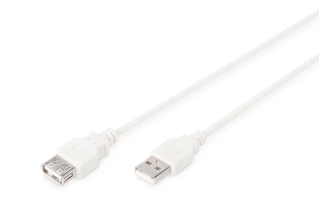 - USB-förlängningskabel - USB (hane) till USB (hona) - USB 2.0 - 1.8 m - formpressad - beige