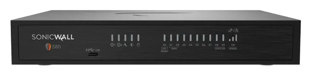 SonicWall TZ Series (Gen 8) TZ580 - Säkerhetsfunktion - hög tillgänglighet - 10GbE, 2.5GbE, 5GbE - skrivbord