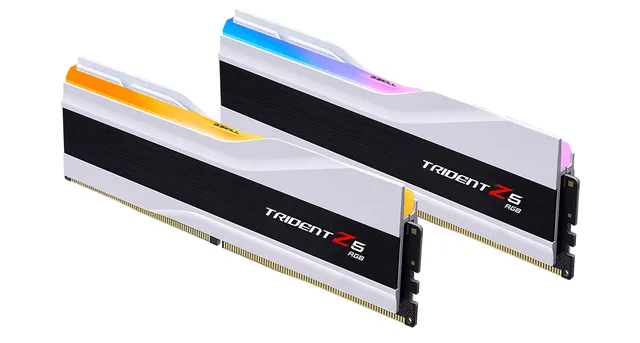 Trident Z5 RGB 64 Gt (2 x 32 Gt) DDR5 6000 MHz, CL36 -muisti, valkoinen (XMP)