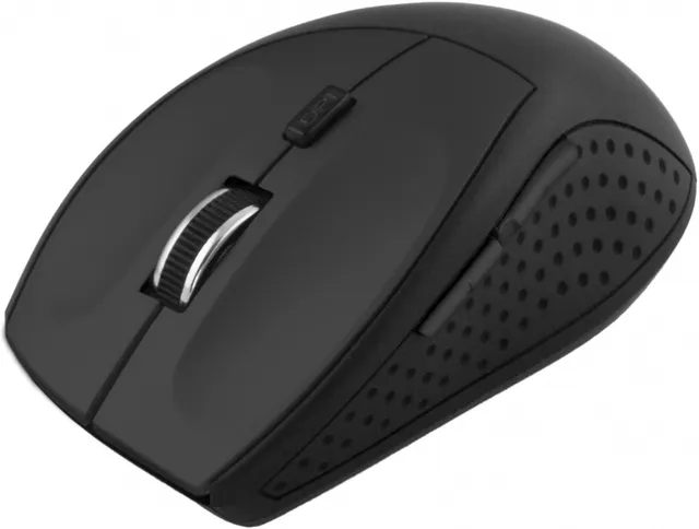 EM123K - Mouse - Optic - 6 knappar - Svart