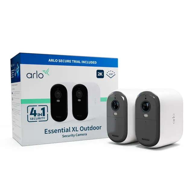 Essential 2K XL utomhussäkerhetskamera (2-pack)