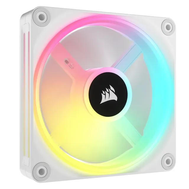 iCUE LINK QX120 RGB Startkitt Vit 3-pack