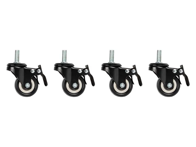 AK-1601-B - Rack Cabinet Wheels (4-Pack)