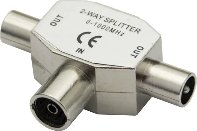 2-vägs splitter IEC TV