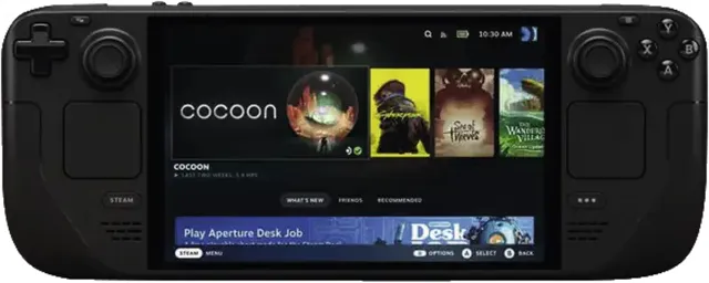 Steam Deck bærbar spilkonsol 18,8 cm (7.4) 512 GB Berøringsskærm Wi-Fi Sort