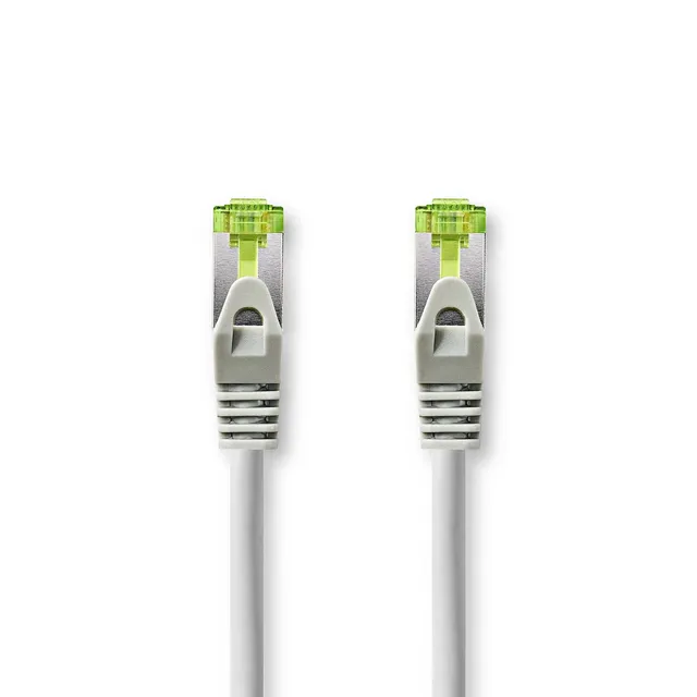 CAT7 nätverkskabel | S/FTP | RJ45 hane | RJ45 hane | 1.00 m | Snagless | Rund | LSZH | Grå | Låda