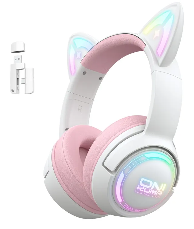 GT838 gaming headphones (pink)