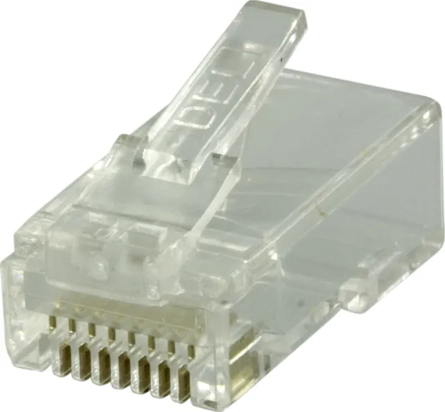 RJ45 kontaktdon för patchkabel 20-P Cat6