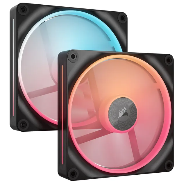 iCUE LINK LX140-R RGB Svart Reversed 2-pack