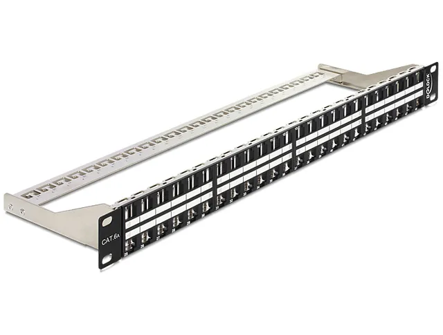 Keystone Patch Panel - Patch-panel - svart