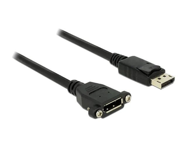 DisplayPort 1.2-kabel, ha - ho, 3840x2160 60Hz, 1m