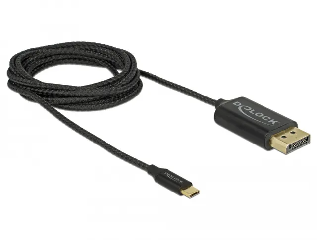 - DisplayPort-kabel - USB-C (hane) till Dis