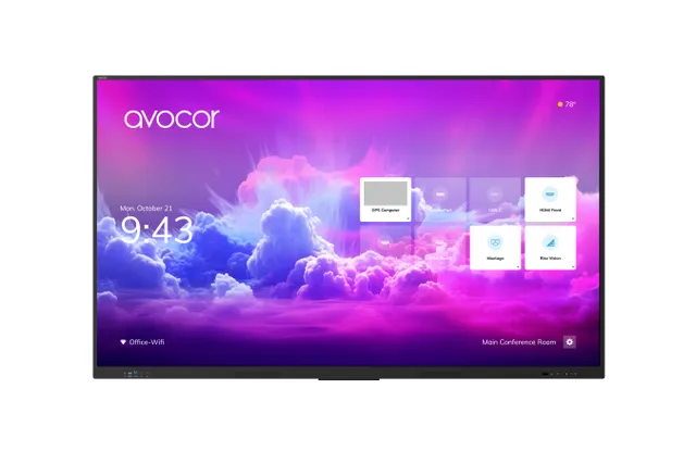 AVE-5550 - 55" Diagonal klass E-Series LED-bakgrundsbelyst LCD-skärm - interaktiv - med pekskärm (multitouch) - Android - 4K UHD (2160p) 3840 x