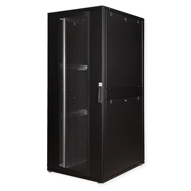 19-tums serverrack 42 U, 800x1000 BxD svart