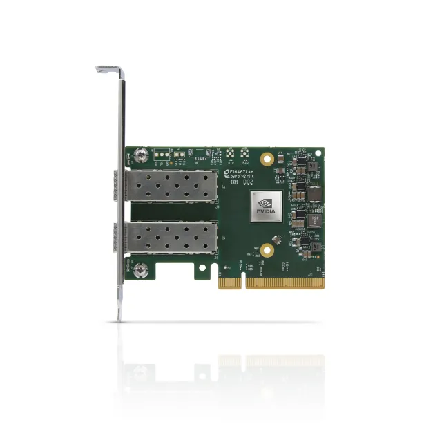 ConnectX-6 Lx EN - Krypto-aktiverad med Secure Boot - nätverksadapter - PCIe 4.0 x8 - Gigabit Ethernet / 10Gb Ethernet / 25Gb Ethernet SFP28 x