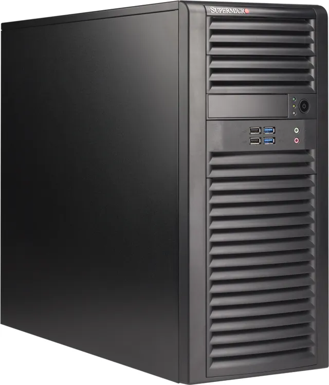 SC732 D4-668B - Chassi - Tower - Svart