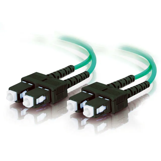 SC-SC 10Gb 50/125 OM3 Duplex Multimode PVC Fiber Optic Cable (LSZH) - Nätverkskabel - SC-läge (multi-mode) (hane) till SC-läge (multi-mode) (hane)