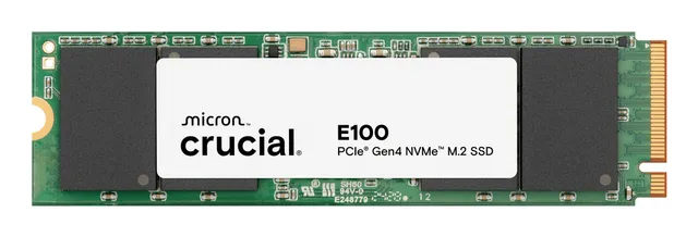 2 TB Crucial E100 SSD, M.2 2280 NVMe PCIe 4.0